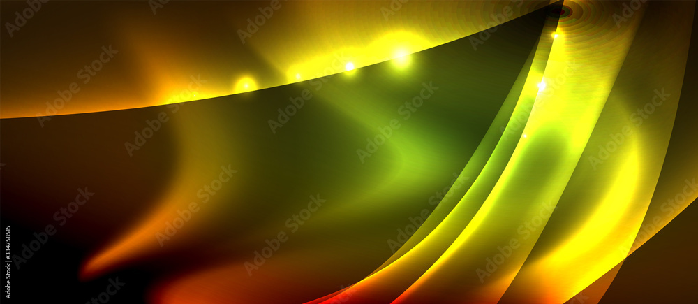 Abstract background. Shiny design neon waves with light effects, techno trendy design. Vector Illustration For Wallpaper, Banner, Background, Card, Book Illustration, landing page Abstract background. Shiny design neon waves with light effects, techno trendy design. Vector Illustration For Wallpaper, Banner, Background, Card, Book Illustration, landing page