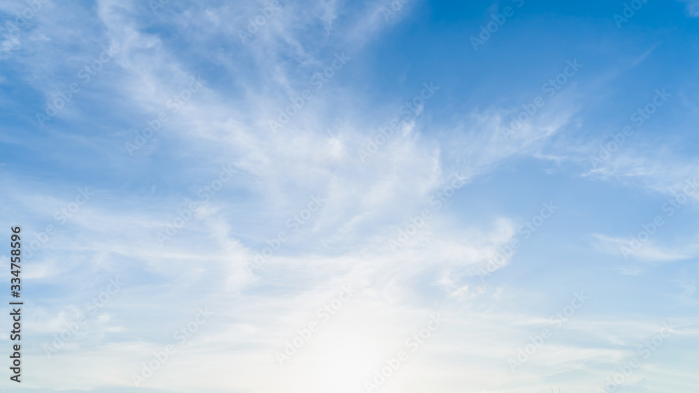 Sky blue background. Natural background bright,Thailand-Malaysia border Sky blue background. Natural background bright,Thailand-Malaysia border