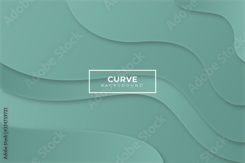Curve background. Dynamic shapes composition.