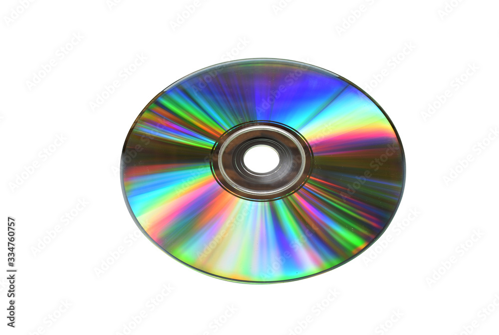 cd or dvd isolated on white background cd or dvd isolated on white background