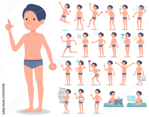 flat type underwear men_emotion