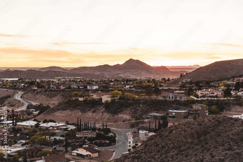 Panorama of El Paso Texas