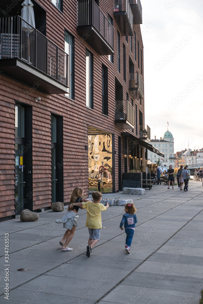 people walking on the street