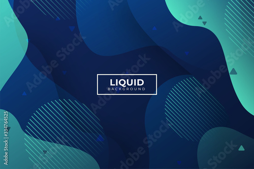 Dark gradient Liquid background. Dynamic shapes compositio