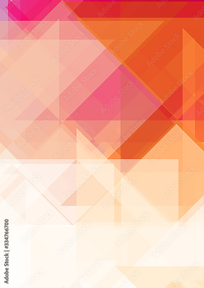 Fototapeta premium Geometric background of minimalist design. Abstract creative concept illustration.