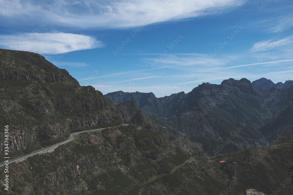 Fototapeta premium Madeira Roads through the Mountains