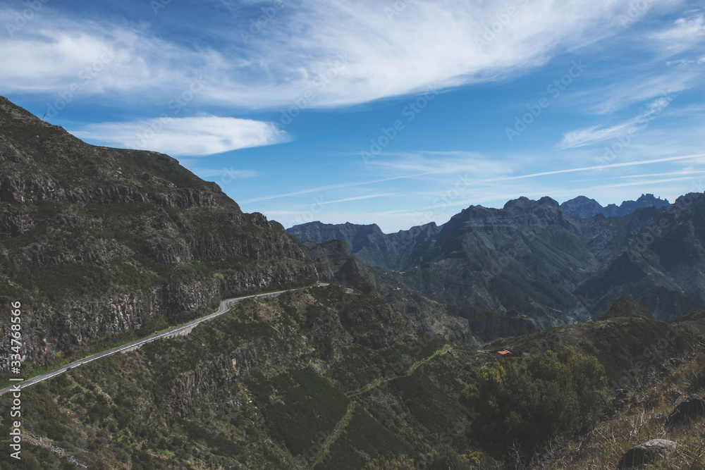 Madeira Roads through the Mountains