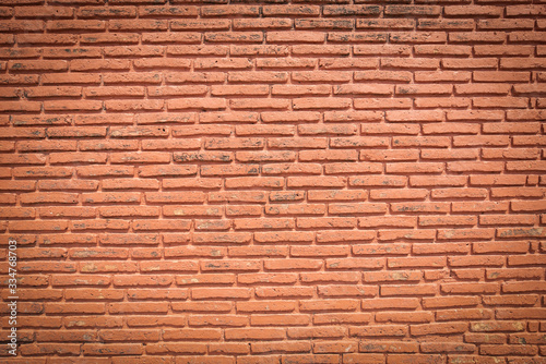 Background of red brick wall seamless
