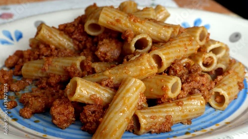 Macaroni with Bolognese Ragout