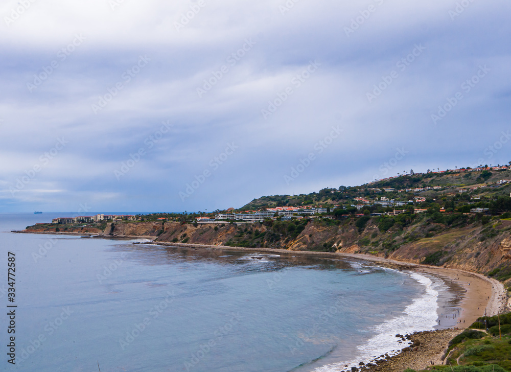 View of The Pacific Ocean from Abalone Cove, Rancho Palos Verdes California.