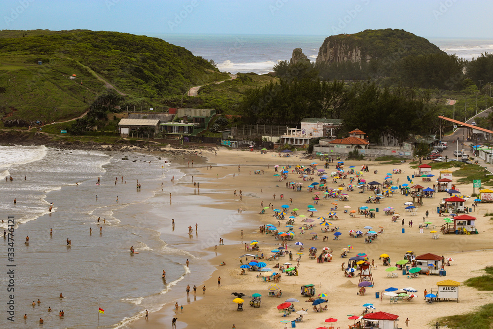 Torres beach, Rio Grande do Sul, Brazil.