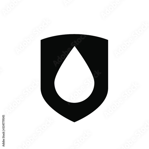 Water protection shield drop