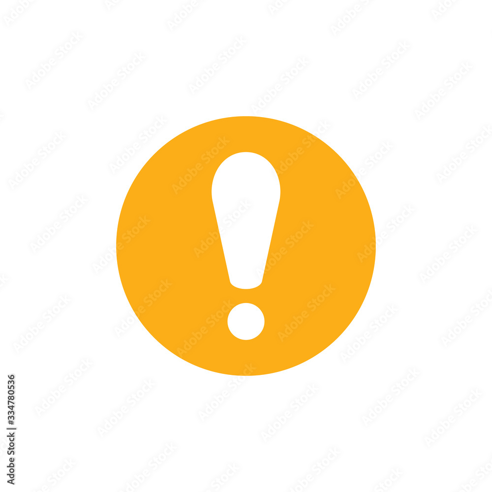 exclamation. vector Simple modern icon design illustration. exclamation. vector Simple modern icon design illustration.