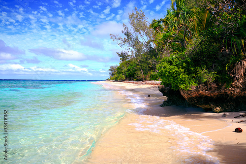Obraz na płótnie Nouvelle Calédonie Lifou plage de Siloam