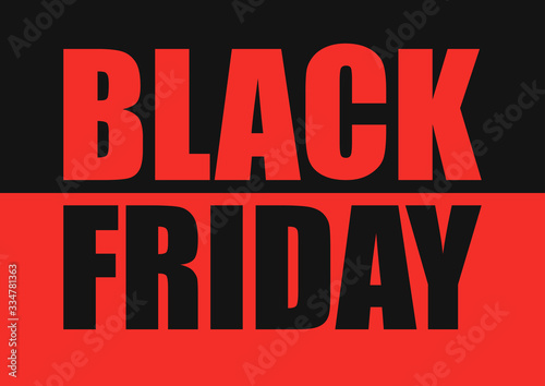 Wallpaper Mural Minimal Black Friday Sale Banner. Vector illustration background. Torontodigital.ca