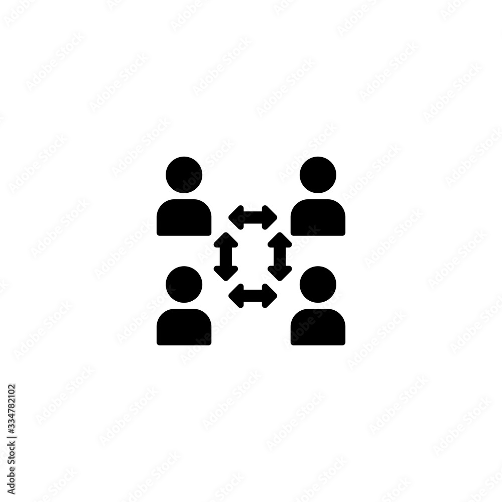 social distancing icon vector illustration social distancing icon vector illustration