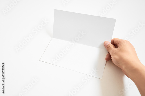 Quadro em tela flyer folder din lang template