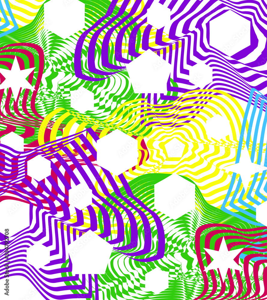 Multicolored background geometric graphic design vector art