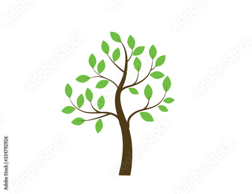 Vector tree emblem. Icon, logo tree.ть