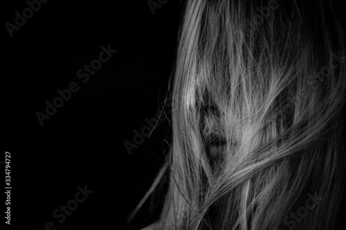 Hair on Black
