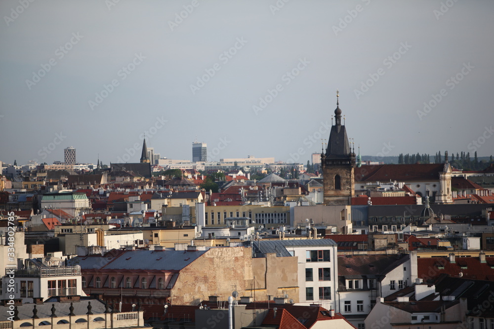 Obraz premium Prague city panorama