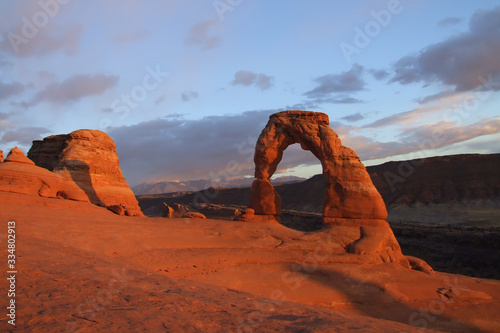 Sunset at Delicate Arch, Arches National Park
