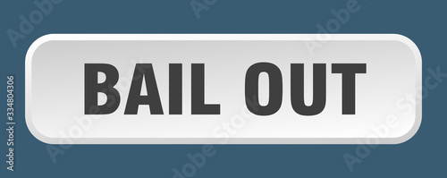 bail out button. bail out square 3d push button