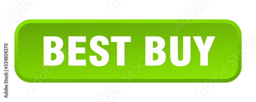 best buy button. best buy square 3d push button