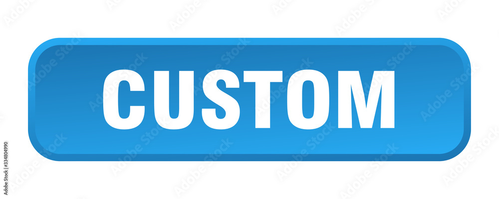 custom button. custom square 3d push button custom button. custom square 3d push button