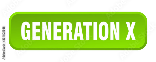 generation x button. generation x square 3d push button