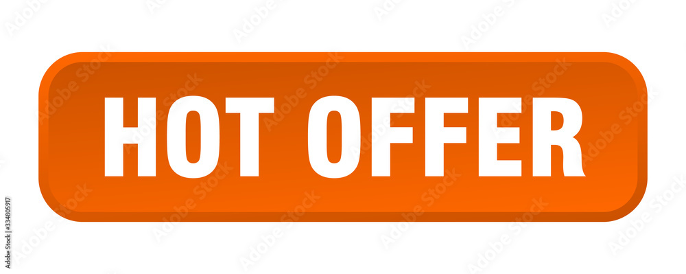 hot offer button. hot offer square 3d push button hot offer button. hot offer square 3d push button