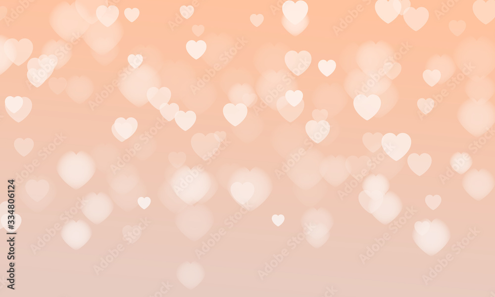Abstract gradient background with heart shape bokeh - concept mother's day, christmas, new year, valentine, birthday greetings card Abstract gradient background with heart shape bokeh - concept mother's day, christmas, new year, valentine, birthday greetings card