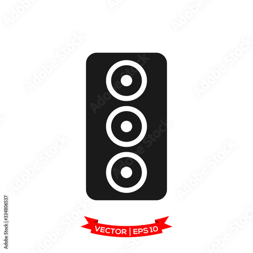 speaker vector icon, audio speaker icon