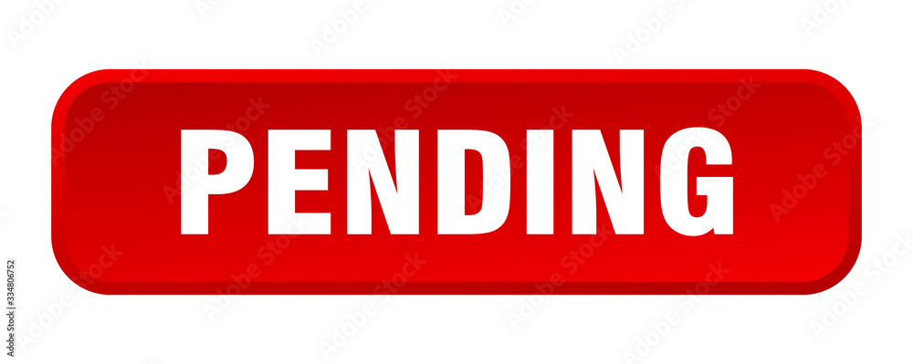 pending button. pending square 3d push button pending button. pending square 3d push button