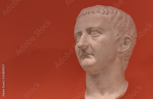 Bust of Roman emporer Tiberius