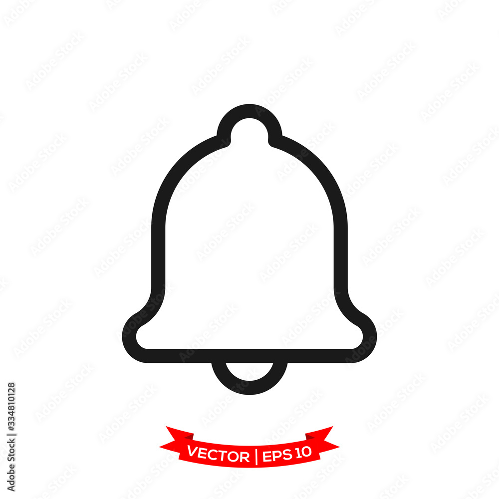 bell vector icon in trendy flat style bell vector icon in trendy flat style