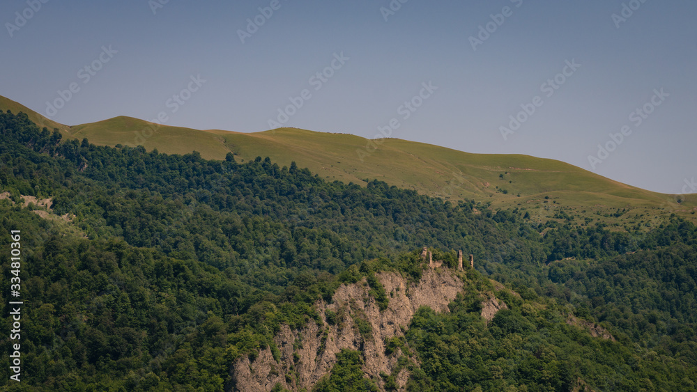 The Phsitiani Fortress in Georgia