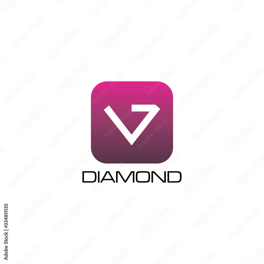 Diamond logo icon design inspiration vector illustration Diamond logo icon design inspiration vector illustration