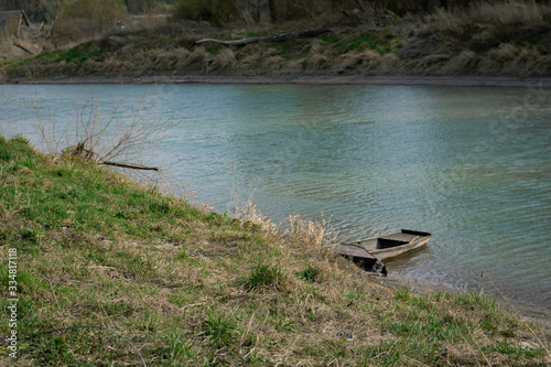boat by a river