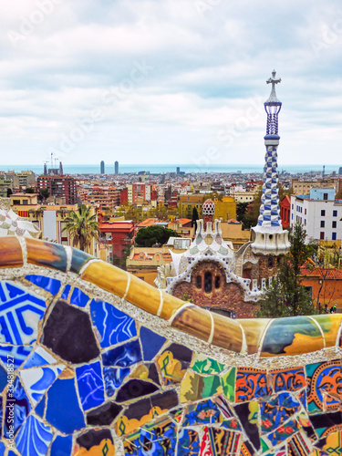 View of the city of Barcelona, Spain