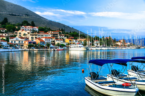 Beautiful places of Greece, Ionian Island Kefalonia (Cefalonia). picturesque village Agia Efimia © Freesurf