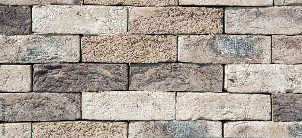 Fototapeta premium Closeup of the brick facade