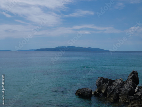 Sea and blue sky