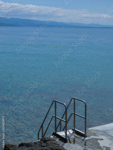 Stairs on the beach