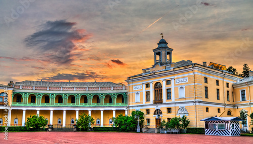 Pavlovsk Palace at sunset. Saint Petersburg  Russia
