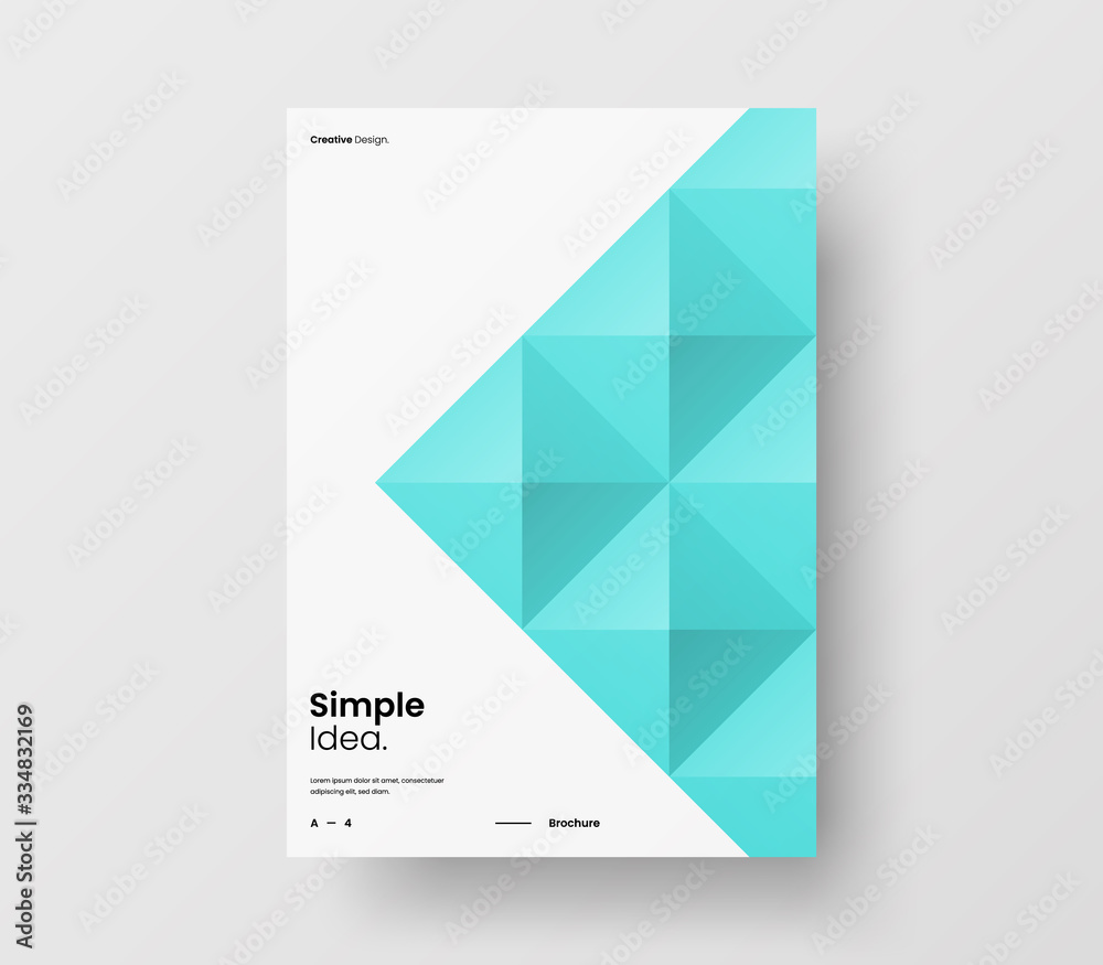 Amazing business presentation vector A4 vertical orientation front page mock up. Modern corporate report cover abstract geometric illustration design layout. Company identity brochure template. Amazing business presentation vector A4 vertical orientation front page mock up. Modern corporate report cover abstract geometric illustration design layout. Company identity brochure template.