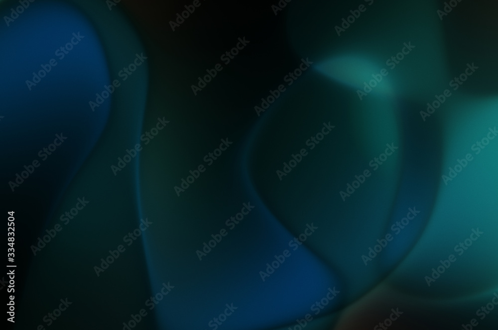 Abstract background. Fractal waves of magic energy and light motion. Colorful wallpaper template of glowing moving light shapes.