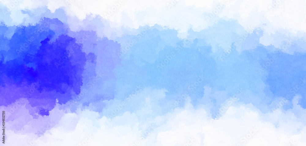 Fototapeta premium Watercolor painted background. Abstract Illustration wallpaper. Brush stroked painting. 2D Illustration.