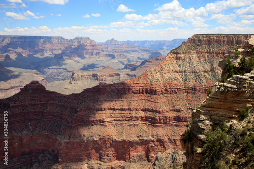 Arizona / USA - August 01, 2015: South Rim Grand Canyon landscape, Arizona, USA