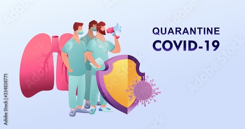pneumonia epidemic epidemiologist concept banner
